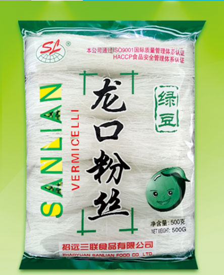 扎把粉丝Bundled vermicelli 500g(5 Bundled)X 20CTN 250g(5 Bundled) X 40CTN 10kgCTN